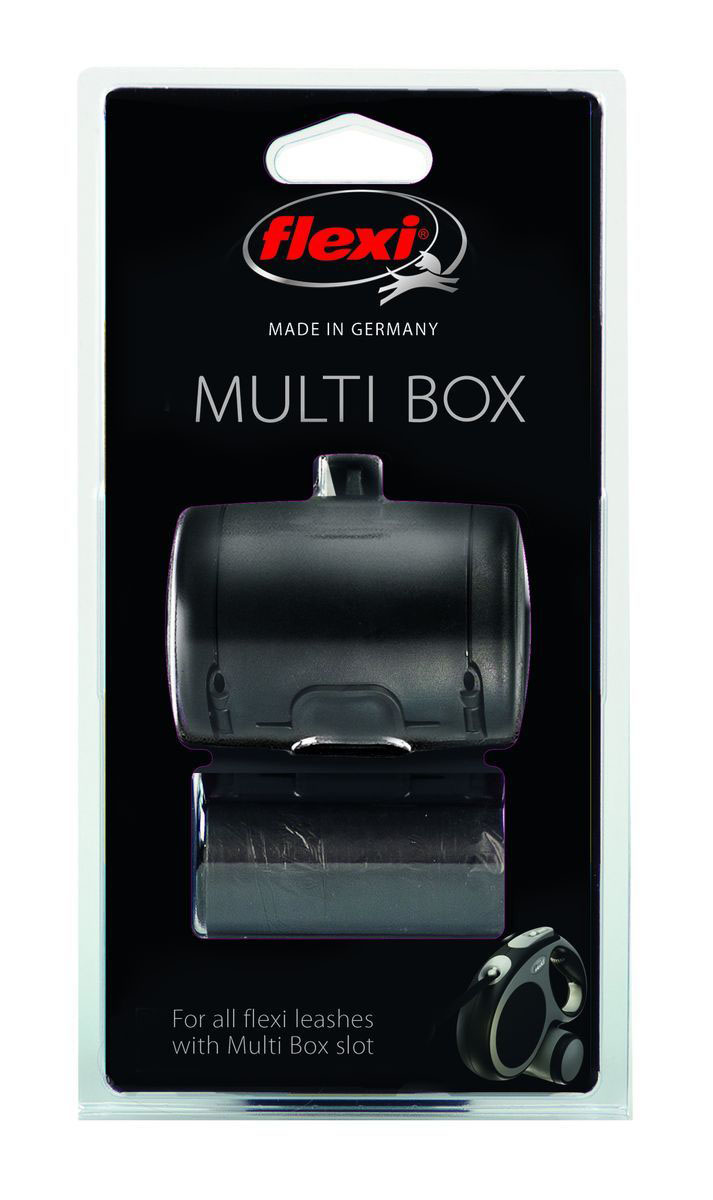 Бокс для рулетки Flexi "Multi Box", цвет: черный