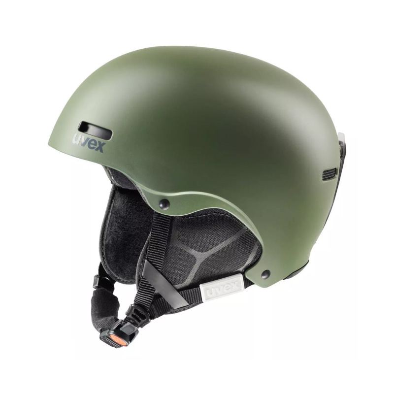Шлем зимний Uvex "Hlmt 5 Pure", цвет: оливковый, черный. Размер L 